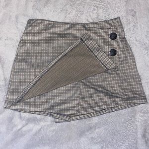 Plaid skort